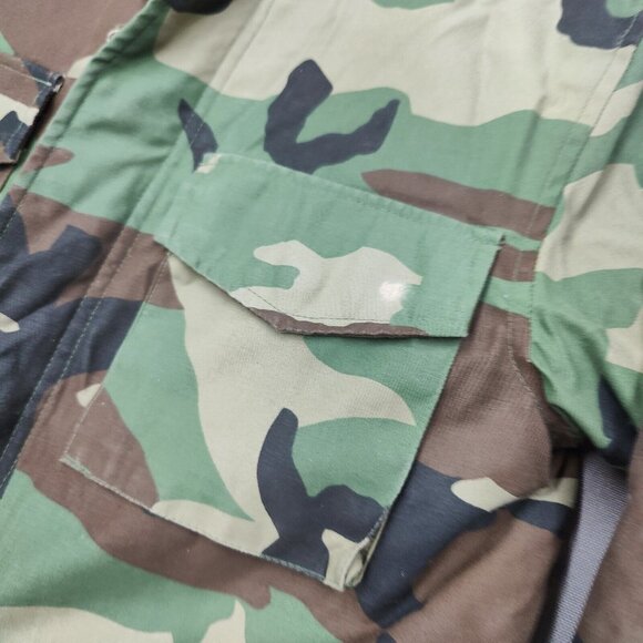 Rothco Ultra Force Extra Small Woodland Camo Junior GI Boys Field Jacket Coat - Picture 6 of 11